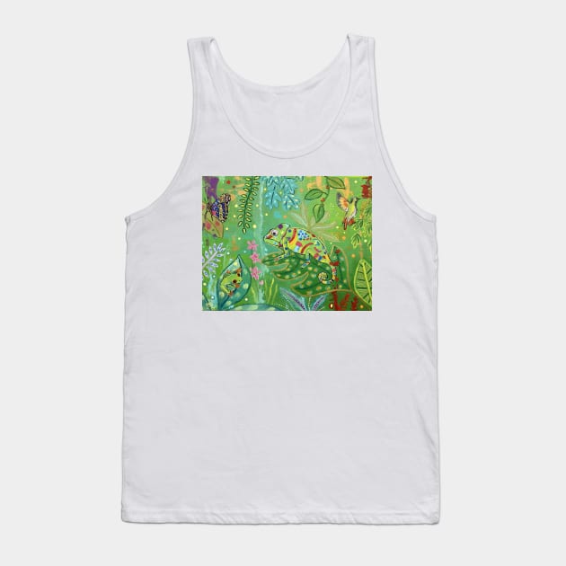 Rainforest Camouflage Tank Top by MagaliModoux